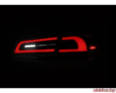 LUXX-Series Taillights (Black Red) Tesla S 2013-2021 AlphaRex USA - 601130