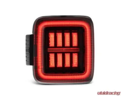 NOVA-Series Taillights (Alpha-Black) Jeep Wrangler 2018-2024 AlphaRex USA - 602010