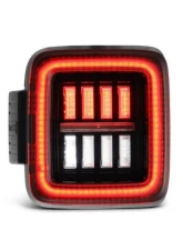 NOVA-Series Taillights (Alpha-Black) Jeep Wrangler 2018-2024 AlphaRex USA                                     - 602010 - Image 4