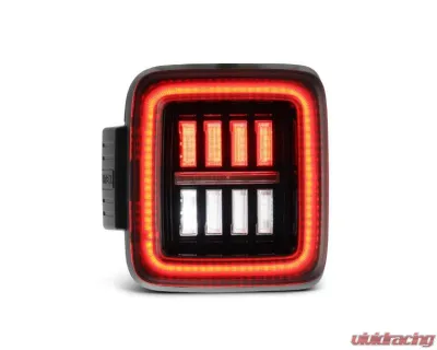 NOVA-Series Taillights (Alpha-Black) Jeep Wrangler 2018-2024 AlphaRex USA - 602010
