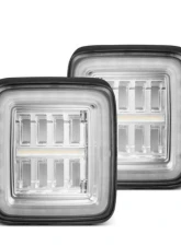 NOVA-Series Taillights (Clear) Jeep Wrangler 2018-2024 AlphaRex USA                                     - 602030 - Image 7