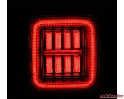 NOVA-Series Taillights (Clear) Jeep Wrangler 2018-2024 AlphaRex USA - 602030