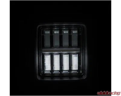 NOVA-Series Taillights (Clear) Jeep Wrangler 2018-2024 AlphaRex USA - 602030