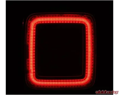 NOVA-Series Taillights (Clear) Jeep Wrangler 2018-2024 AlphaRex USA - 602030