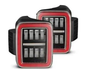 NOVA-Series Taillights (Black Red) AlphaRex USA