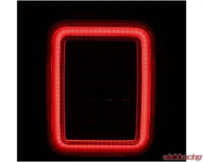 NOVA-Series Taillights (Black Red) Jeep Gladiator 2020-2023 AlphaRex USA - 602070