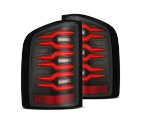 LUXX-Series Taillights (Black Red) Chevrolet 2007-2014 AlphaRex USA