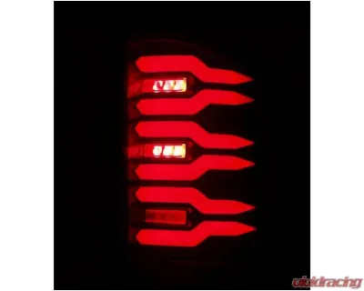 LUXX-Series Taillights (Black Red) Chevrolet 2007-2014 AlphaRex USA - 620000