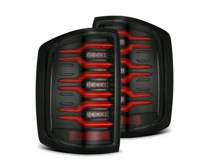 LUXX-Series Taillights (Black Red) AlphaRex USA - 620050