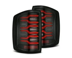 LUXX-Series Taillights (Black Red) AlphaRex USA