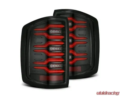 LUXX-Series Taillights (Black Red) AlphaRex USA - 620050