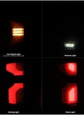 LUXX-Series Taillights (Alpha-Black) Chevrolet Silverado 2019-2024 AlphaRex USA                                     - 620078 - Image 2