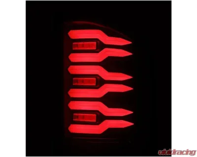 LUXX-Series Taillights (Black) Chevrolet 2007-2014 AlphaRex USA - 620080