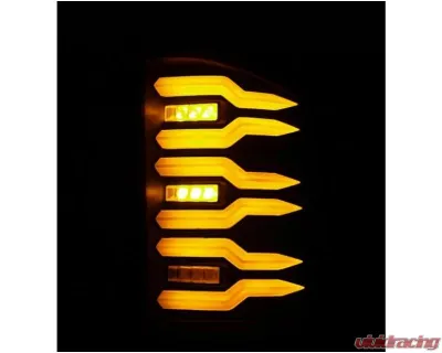 LUXX-Series Taillights (Black) Chevrolet 2007-2014 AlphaRex USA - 620080