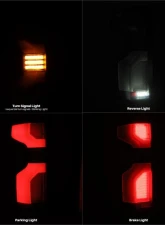 LUXX-Series Taillights (Black) Chevrolet 2019-2024 AlphaRex USA                                     - 620088 - Image 3