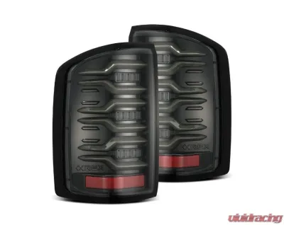 LUXX-Series Taillights (Alpha-Black) GMC Sierra 2014-2018 AlphaRex USA - 630030