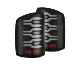 LUXX-Series Taillights (Black) GMC 2014-2018 AlphaRex USA