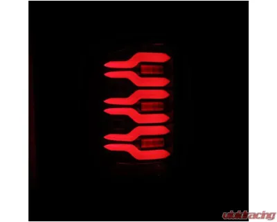 LUXX-Series Taillights (Black Red) GMC 2014-2018 AlphaRex USA - 630050