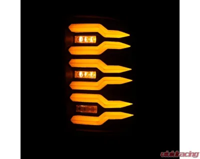 LUXX-Series Taillights (Black) GMC 2007-2014 AlphaRex USA - 630060