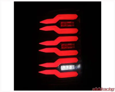 LUXX-Series Taillights (Black Red) GMC 2007-2014 AlphaRex USA - 630080