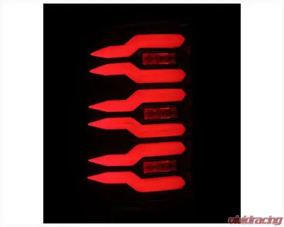 LUXX-Series Taillights (Black Red) GMC 2007-2014 AlphaRex USA - 630080