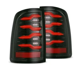 LUXX-Series Taillights (Black Red) AlphaRex USA