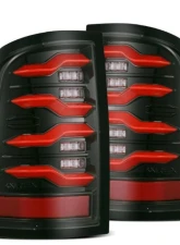LUXX-Series Taillights (Black Red) AlphaRex USA                                     - 640002 - Image 6