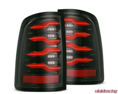 LUXX-Series Taillights (Black Red) AlphaRex USA - 640002