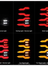 LUXX-Series Taillights (Black) Dodge | Ram 2009-2020 AlphaRex USA                                     - 640004 - Image 2