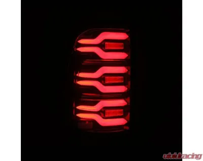 LUXX-Series Taillights (Black Red) Ram 1500 2019-2024 AlphaRex USA - 640050