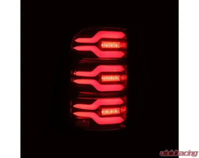 LUXX-Series Taillights (Black Red) Ram 1500 2019-2024 AlphaRex USA - 640050