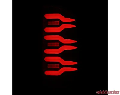 LUXX-Series Taillights (Black) Dodge 2002-2006 AlphaRex USA - 641010