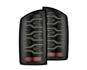 LUXX-Series Taillights (Alpha-Black) Dodge 2004-2006 AlphaRex USA