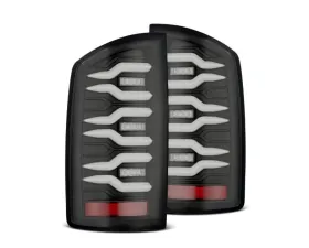 LUXX-Series Taillights (Black) Dodge Ram 1500 2007-2009 AlphaRex USA