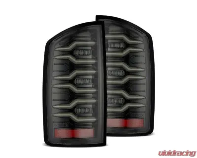 LUXX-Series Taillights (Alpha-Black) Dodge Ram 1500 2007-2009 AlphaRex USA - 641050