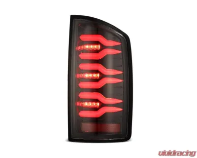 LUXX-Series Taillights (Alpha-Black) Dodge Ram 1500 2007-2009 AlphaRex USA - 641050