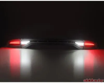 NOVA-Series Prismatic LED Taillights (Black) Dodge Charger  2015-2023 AlphaRex USA - 642010