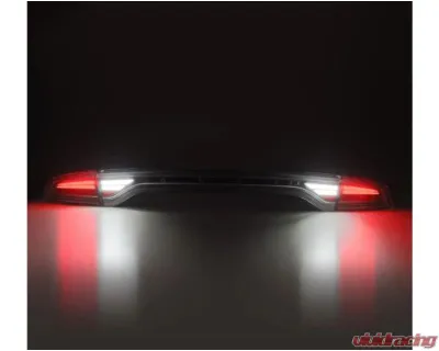 NOVA-Series Prismatic LED Taillights (Black) Dodge Charger 2015-2023 AlphaRex USA - 642012