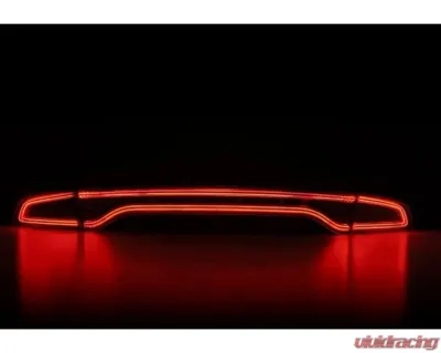 NOVA-Series Prismatic LED Taillights (Black) Dodge Charger 2015-2023 AlphaRex USA - 642012