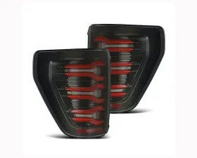 LUXX-Series Taillights (Black Red) AlphaRex USA