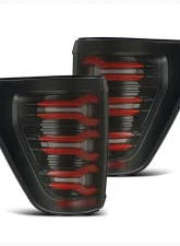 LUXX-Series Taillights (Black Red) Ford F-150 2021-2023 AlphaRex USA                                     - 653030 - Image 6