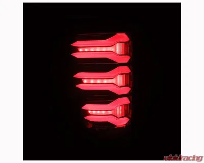 LUXX-Series Taillights (Black Red) Ford F-150 2021-2023 AlphaRex USA - 653030