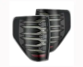 LUXX-Series Taillights (Alpha-Black) Ford F-150 2009-2014 AlphaRex USA