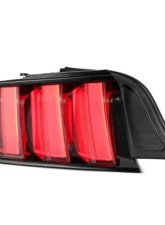 NOVA-Series Taillights (Black Clear) Ford Mustang 2015-2023 AlphaRex USA                                     - 655020 - Image 4