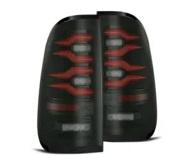 LUXX-Series Taillights (Black Red) AlphaRex USA