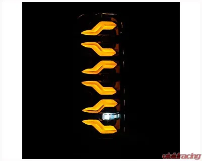 LUXX-Series Taillights (Black) Ford 1987-1997 AlphaRex USA - 658005