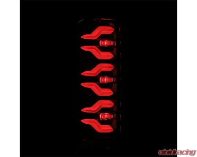 LUXX-Series Taillights (Alpha-Black) Ford 1987-1997 AlphaRex USA - 658006