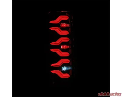 LUXX-Series Taillights (Alpha-Black) Ford 1987-1997 AlphaRex USA - 658006