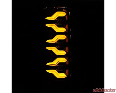 LUXX-Series Taillights (Alpha-Black) Ford 1987-1997 AlphaRex USA - 658006