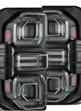 NOVA-Series Prismatic LED Taillights (Black) Ford Bronco 2021-2023 AlphaRex USA                                     - 659010 - Image 7